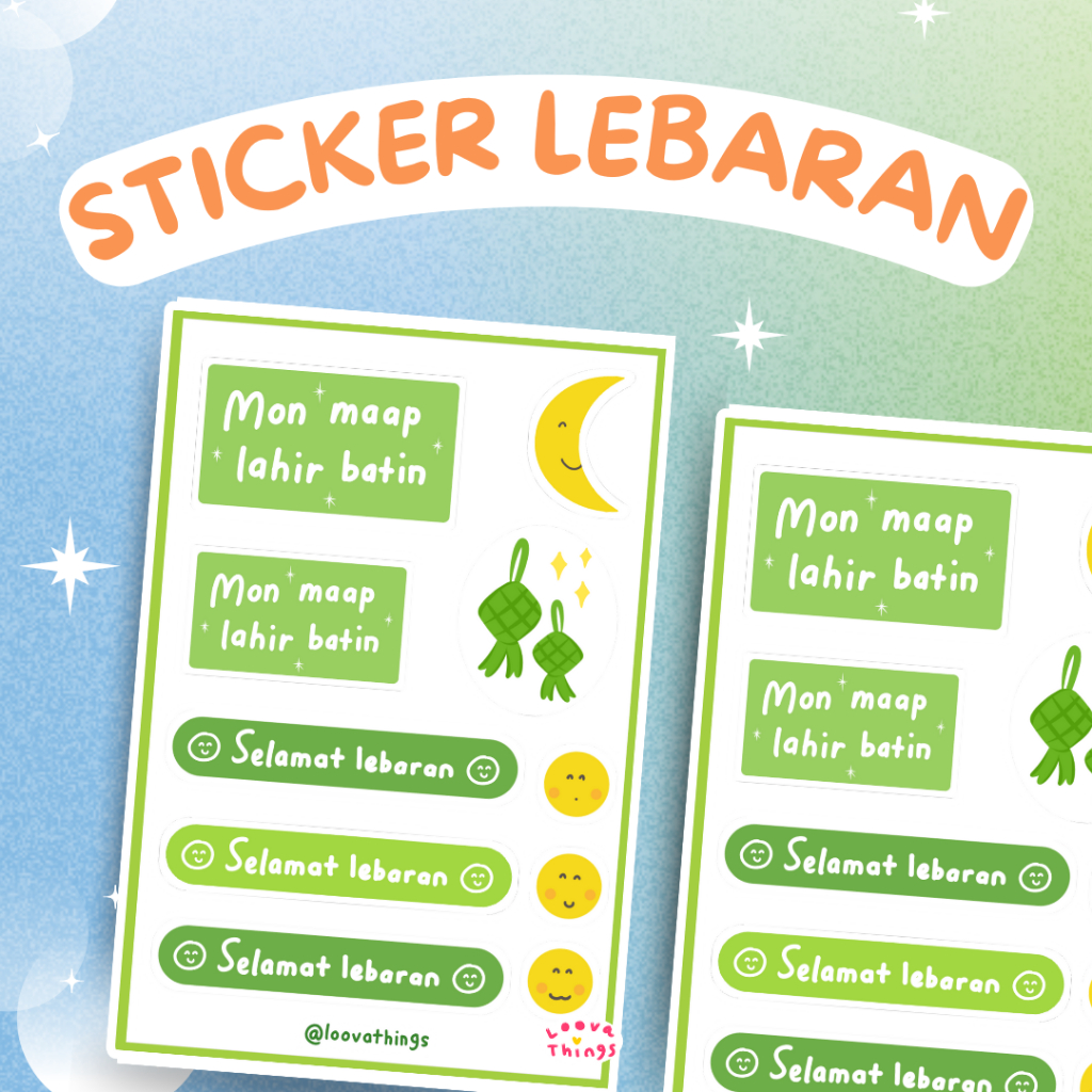 

STIKER LEBARAN | STIKER TEMA RAMADAN | STIKER IDUL FITRI | STIKER HAMPERS ISLAMI