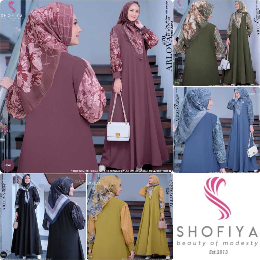 [SHOFIYA] ARLOVA #70 DRESS WANITA
