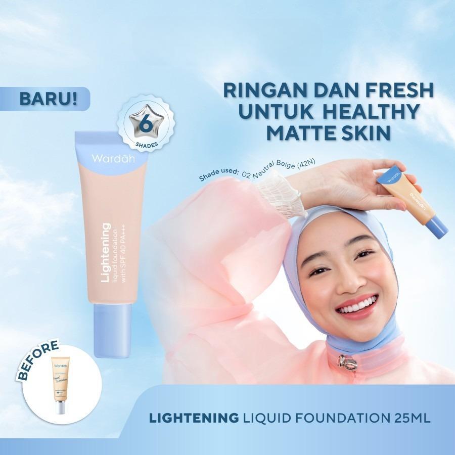 Wardah Lightening Liquid Foundation -  ORI BPOM
