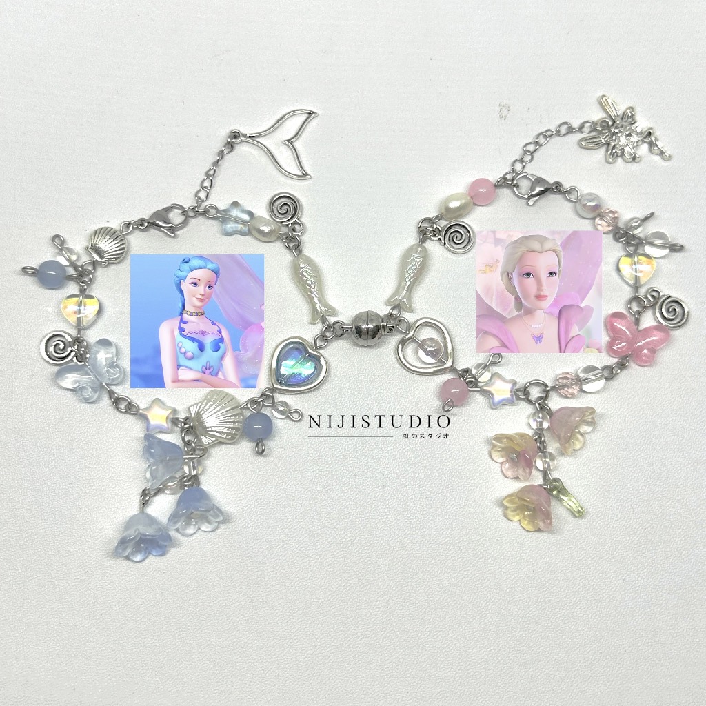 matching bracelet barbie fairytopia elina nori sunburst inspired coquette y2k | gelang manik