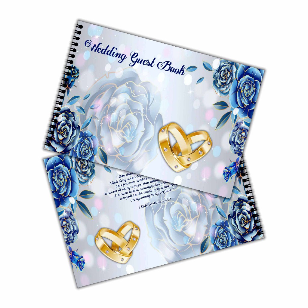 

Buku Tamu Undangan Penikahan GUEST BOOK Bisa Pake Nama, Isi 320 nama