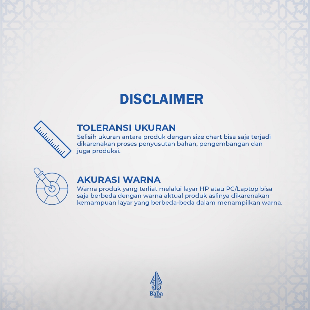 Hemat Koko Mesir Babagaf Lengan Panjang Tanpa Kerah Koko Polos Pria Dewasa