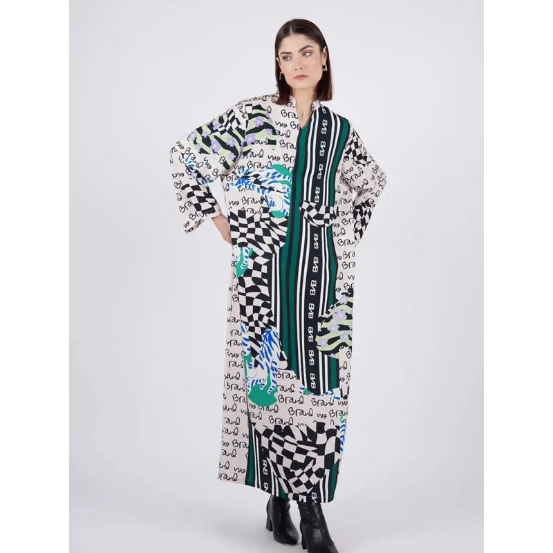 BNB RAYDHEEN WOMAN DRESS – EMERALD GREEN