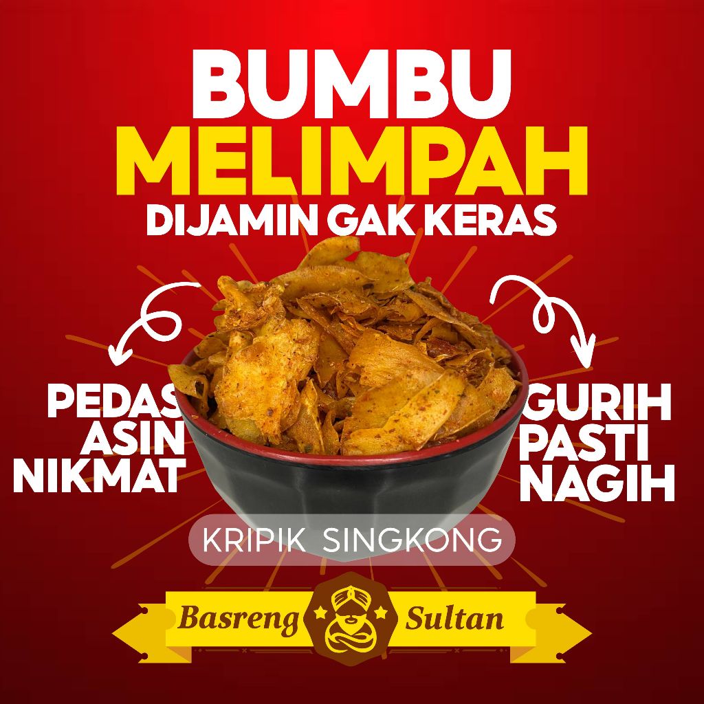 

250 gr - Kripik Singkong Kriwil Ekstra Pedas Daun Jeruk Gurih Renyah Bumbu Melimpah