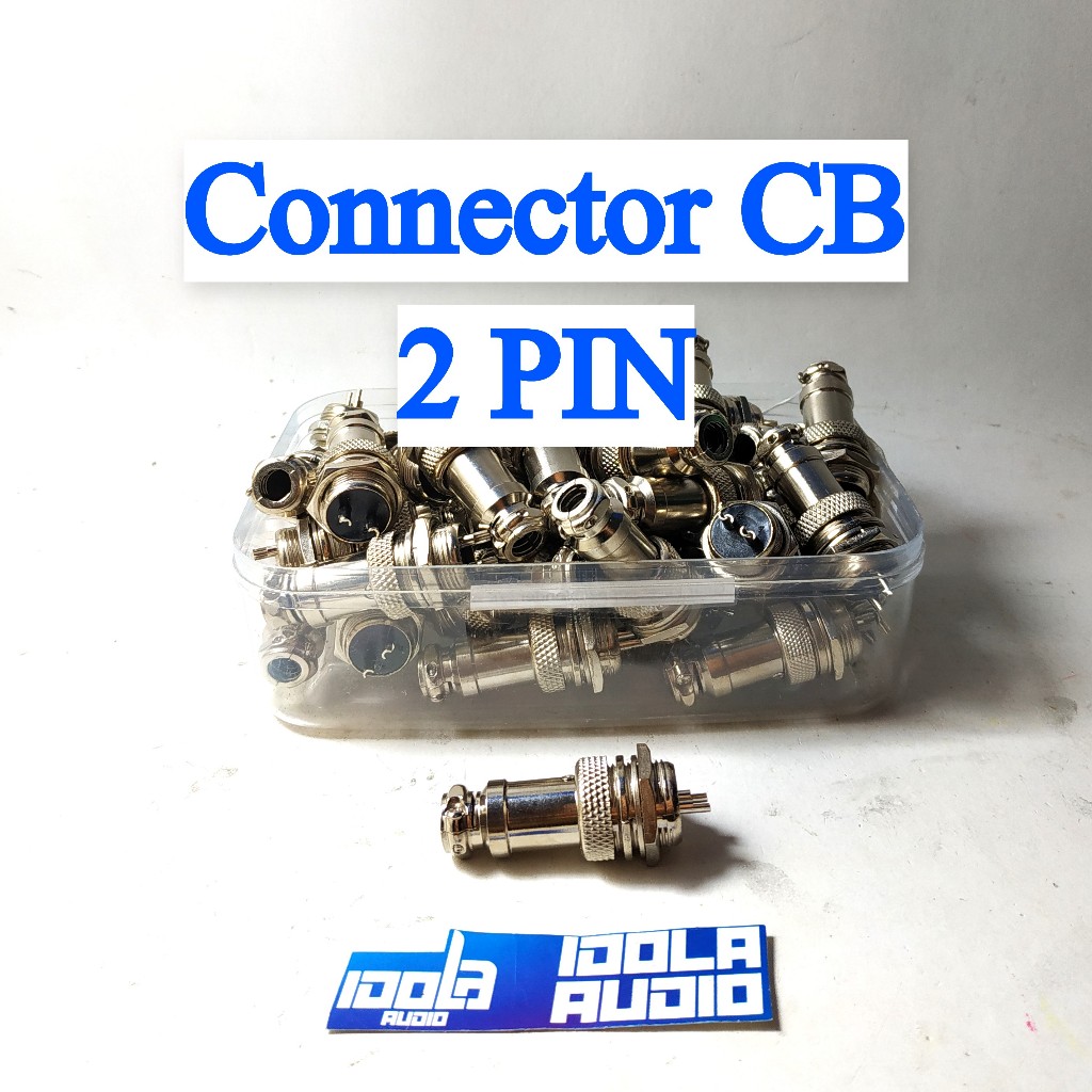 Connector CB 2 PIN | Konektor CB 2 Pin Besi (SET)