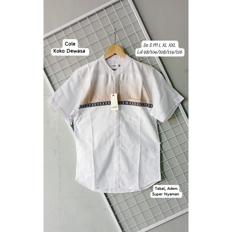 Baju Koko Dewasa Original Brand Cole