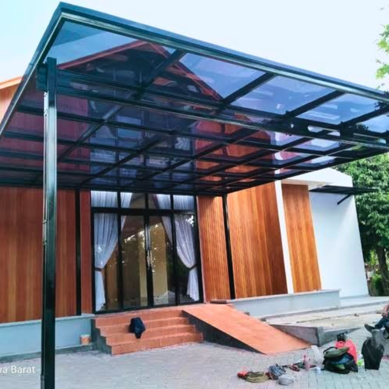 Kanopi atap SolarFlat/SolarTuff Bergaransi Malang