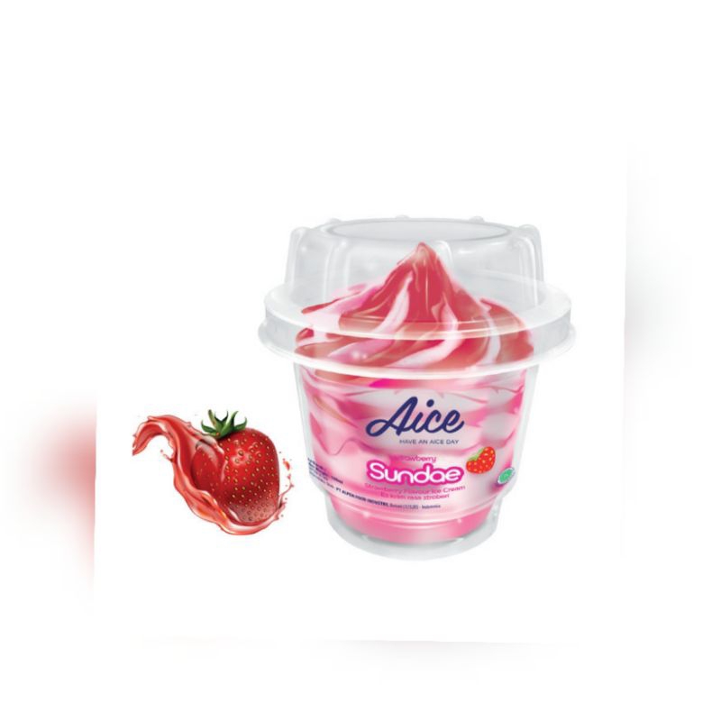 

Es Krim AICE Strawberry Sundae