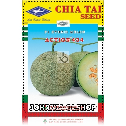 Johrnia 2 Benih Biji Melon ACTION 434 F1