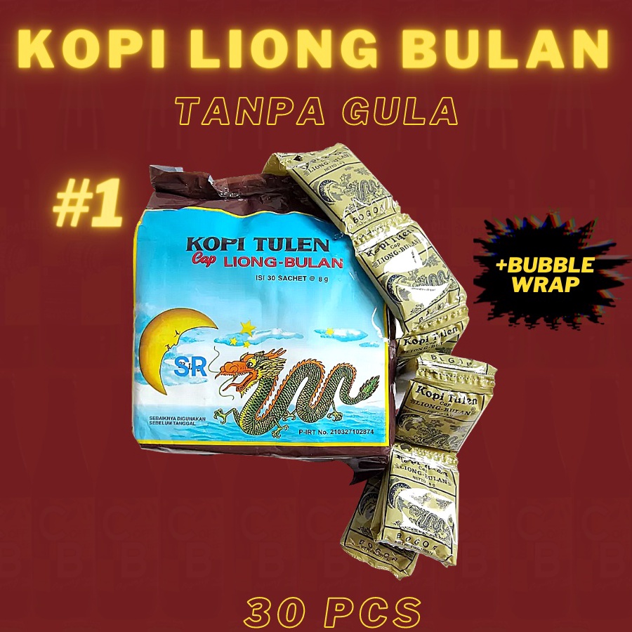 

ZTMG1208 ORIGINAL% LIONG Kopi Liong Tanpa Gula 30 pcs Ukuran Kecil