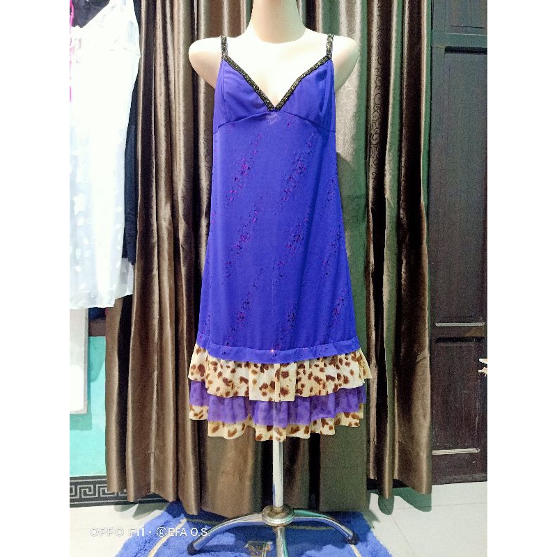 Baju Dinas Linjeri Ungu Preloved