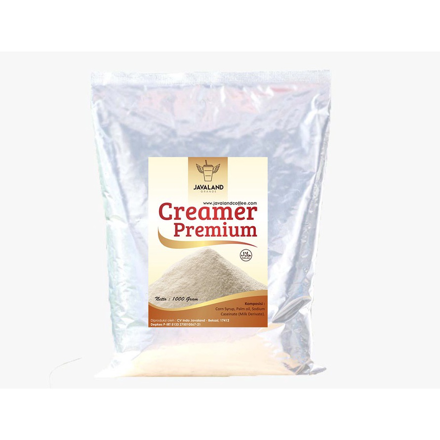 

KSDV1735 STOK SIAP 【COD Javaland Bubuk Creamer / Krimer 1Kg - Premium | Non Dairy | Creamy Café