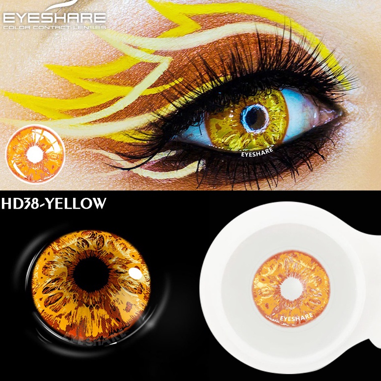 MURAH MERIAH [✅COD] Softlens Mata Normal Softlens Cosplay Karakter Warna Sepasang lensa kontak berwa