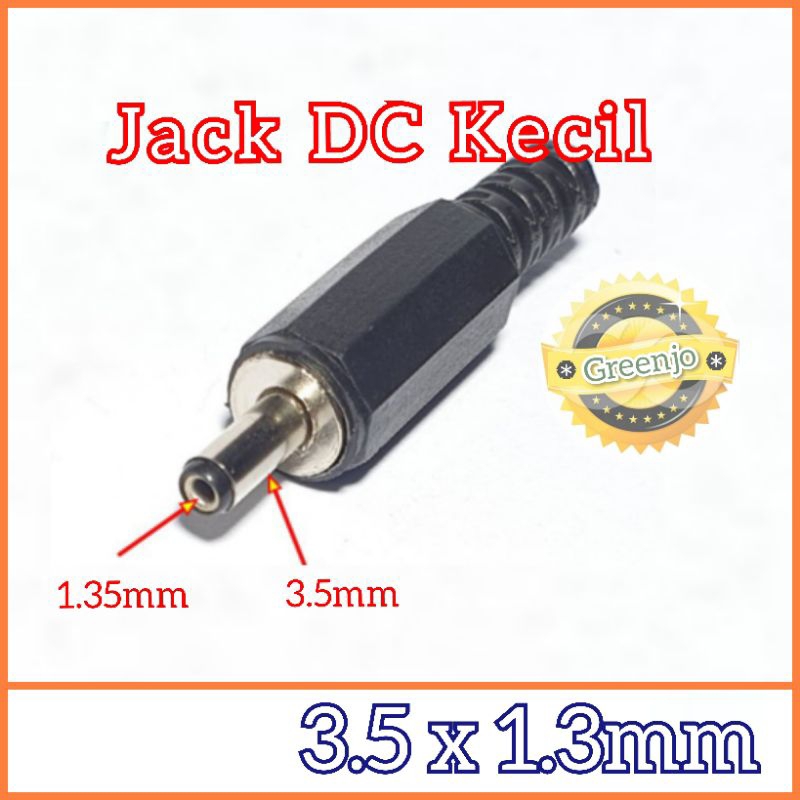 Jack DC 3.5mm Kecil 3.5x1.3mm Jack DC Kecil