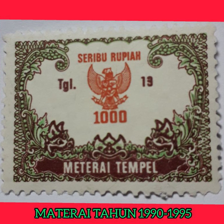 

Terlaris.. MATERAI TAHUN 1990-1994 JFV