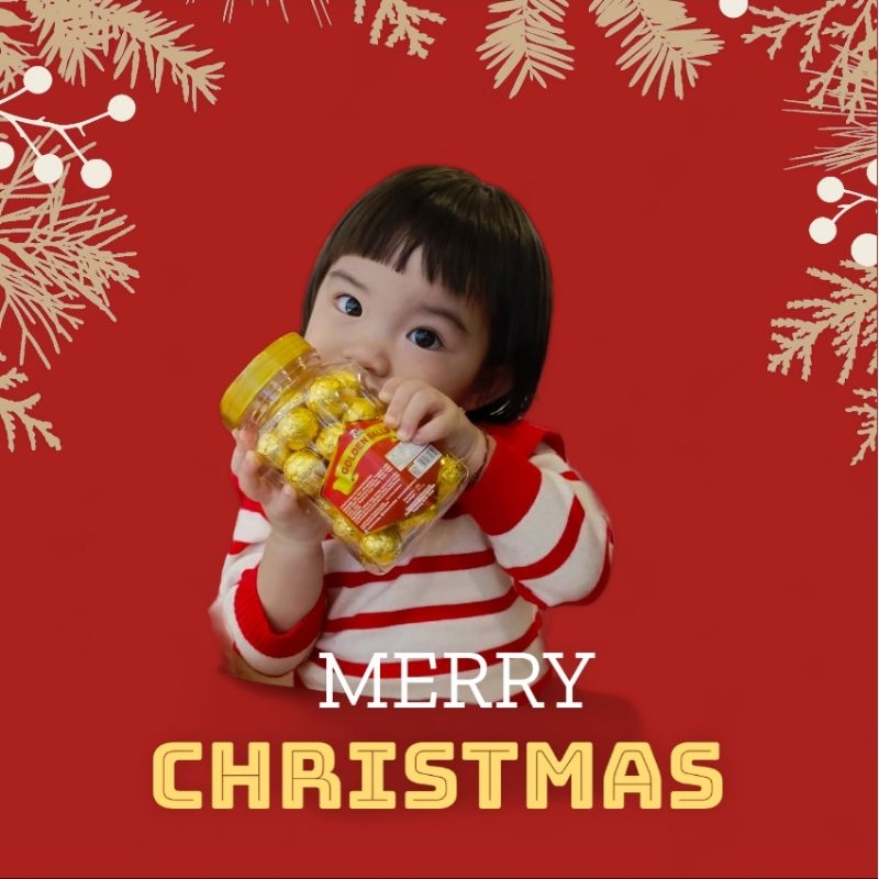 

Tobelo golden balls coklat natal