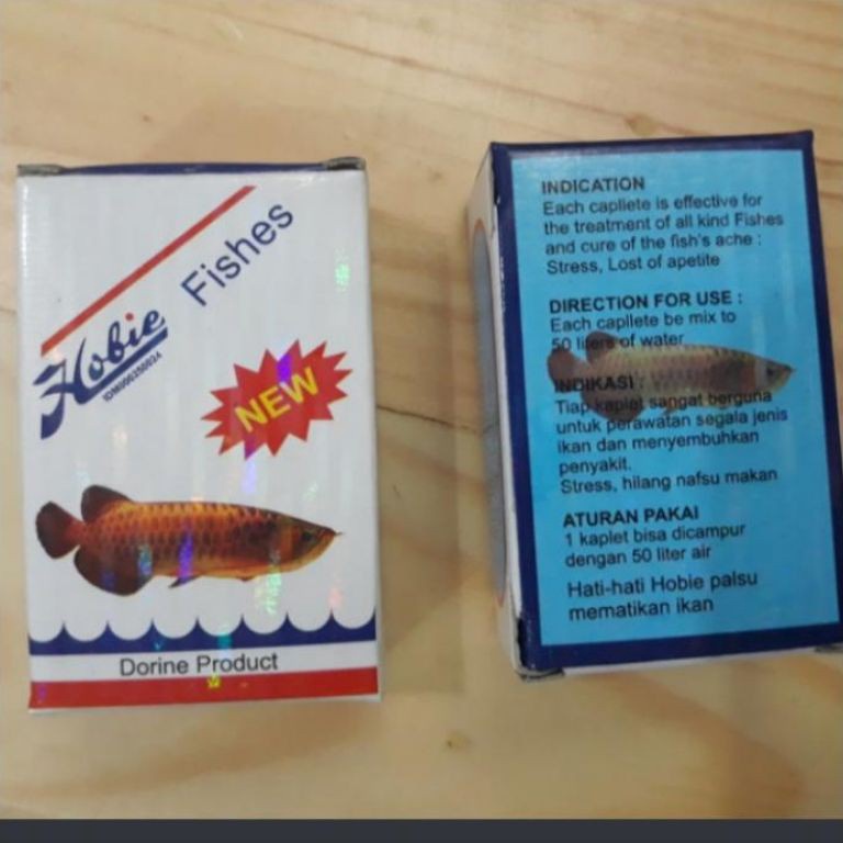BIG SALE CAE - Hobie Fishes 10 kaplet ORIGINAL BERHOLOGRAM Pil Penambah Nafsu Makan Ikan