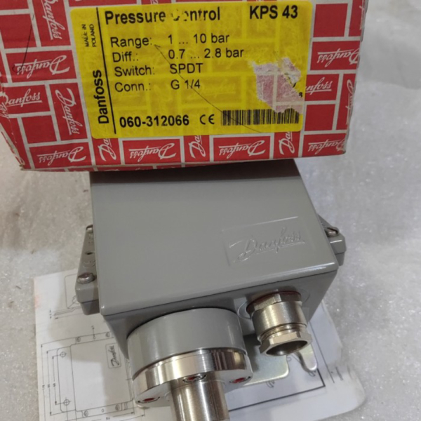 

Dijual 060312066 Danfoss Pressure Switch KPS43 10Bar Murah
