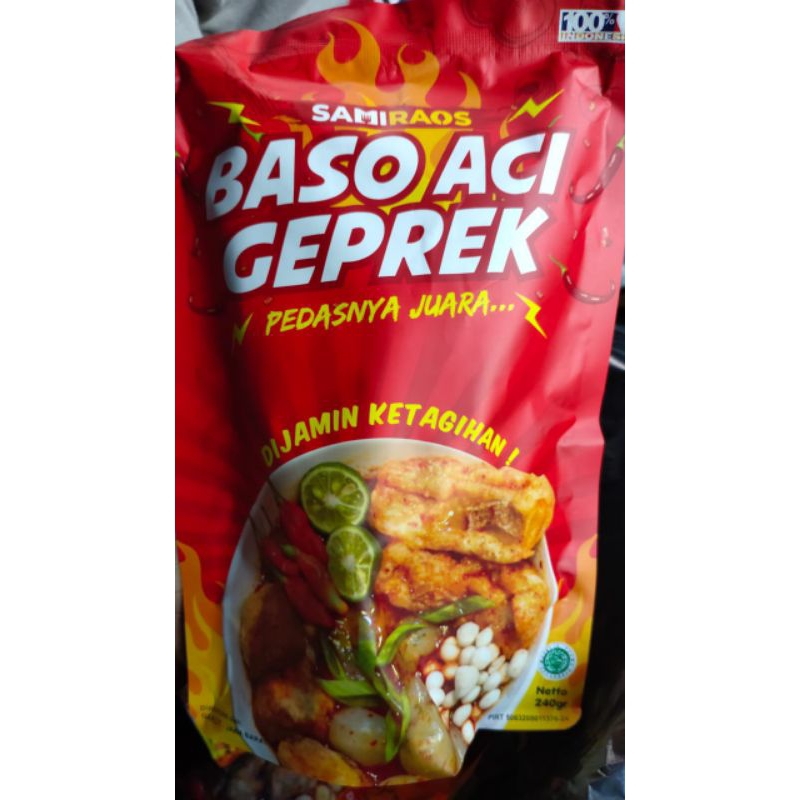 

Nafariz724 Baso Aci Geprek Extra Pedas Samiraos