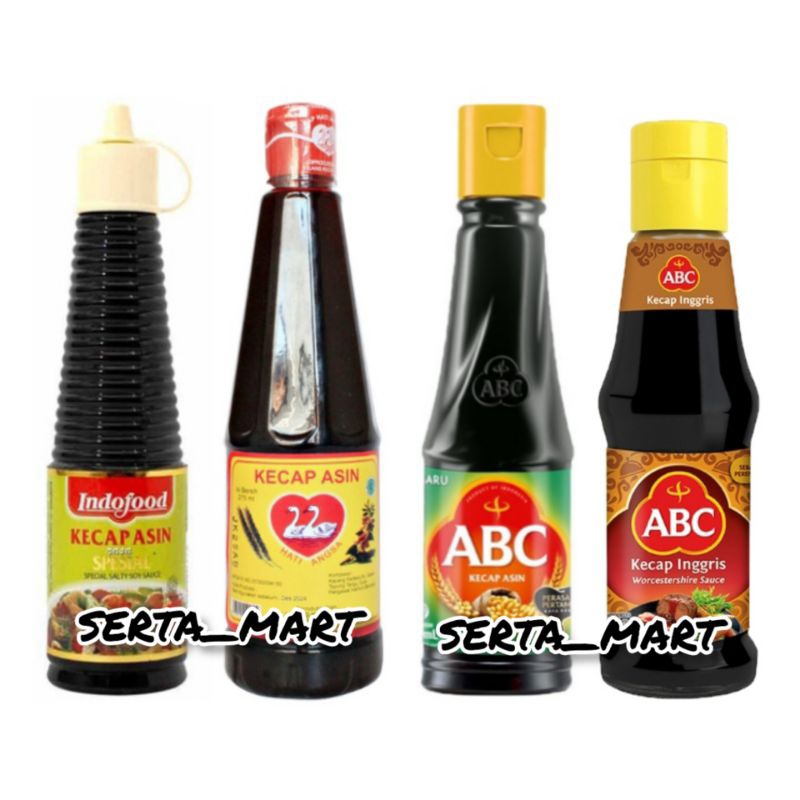 

ABC Kecap Asin Botol 135ml / ABC Kecap Inggris 195ml