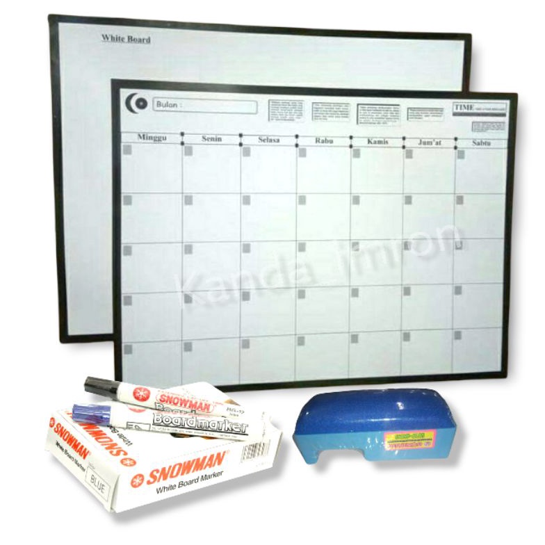 

Ready paket whiteboard gulung(bulak balik)+ spidol + penghapus 40