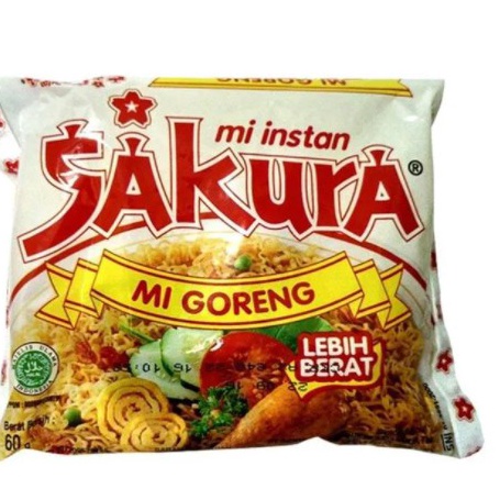 

GBQN0116 Terlaku.../ 10 PCS MIE SAKURA GORENG