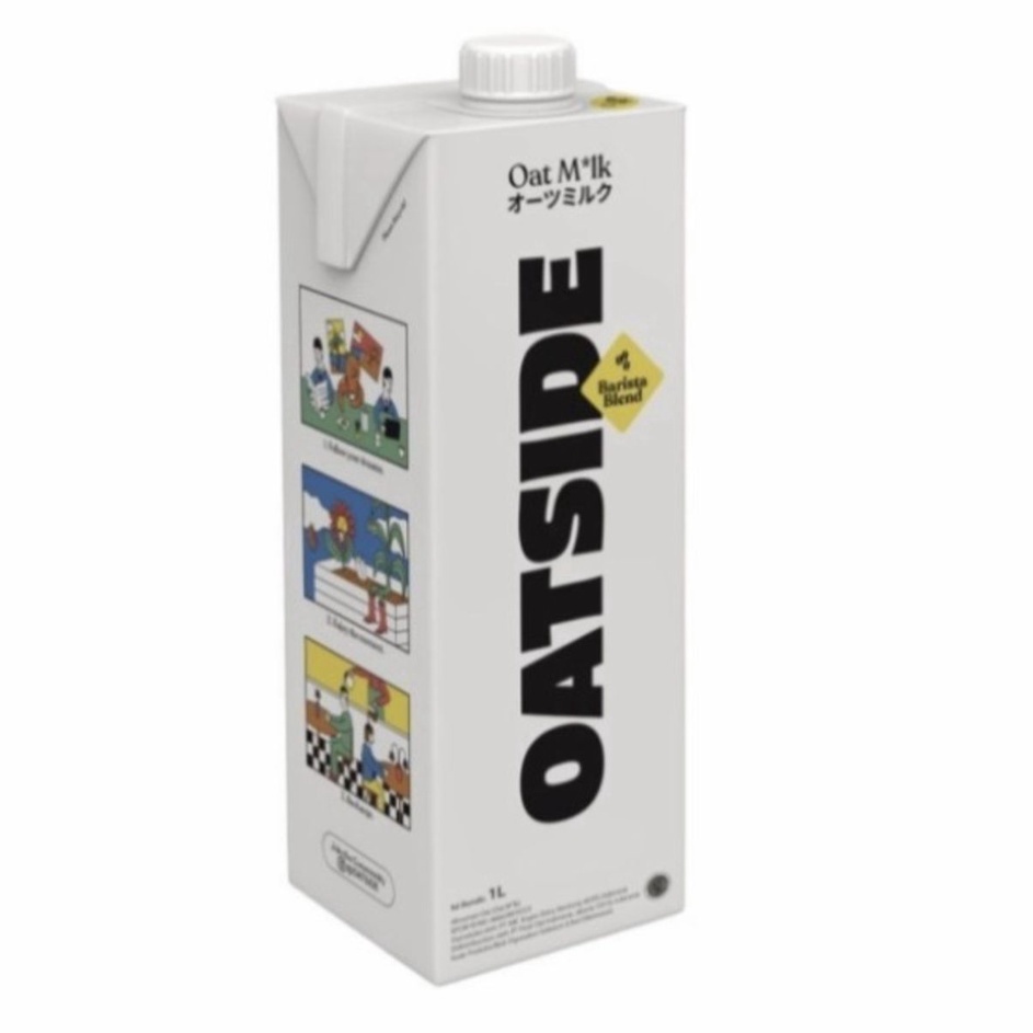 

WJFC8042 GROSIR Oatside Barista Blend Milk 1liter - Susu Oat Gandum - Milk Oat Gosend/Grab