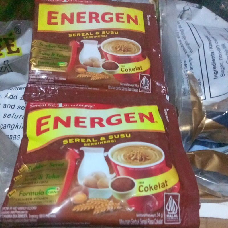 

energen coklat sachet