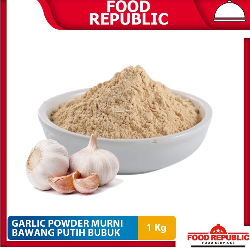 

[✰K29➢] Garlic Powder / Bawang Putih Bubuk 1 KG Murni Halal Import Kualitas Terjamin Bagus