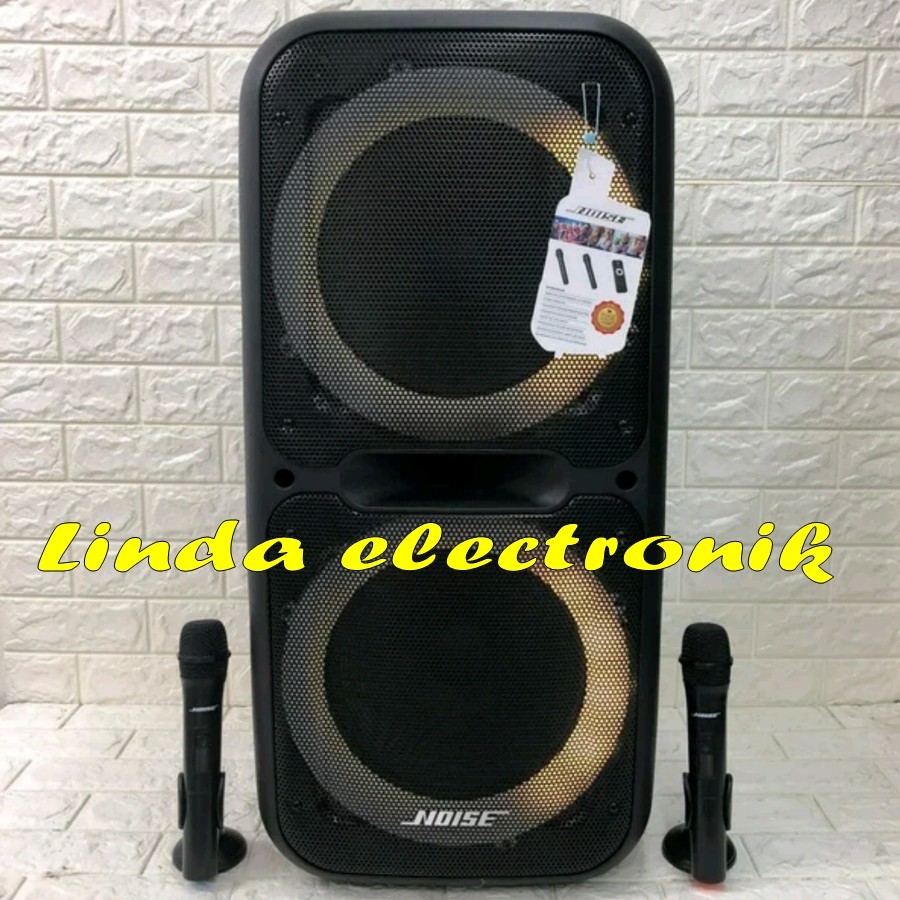 Speaker Portable Wireless Noise 899 S Original 2 X 12 inch Bluetooth