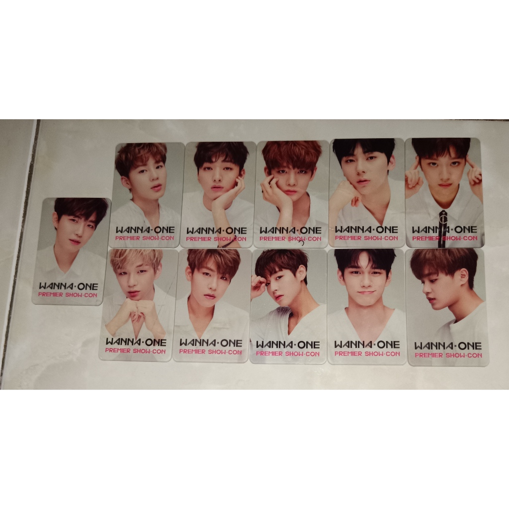{WAJIB SPX} Wanna One - Photocard Show Con Bracelet