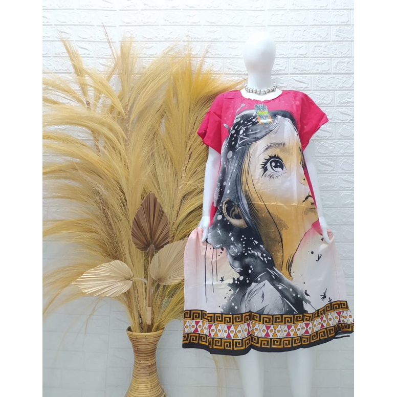 MODEL ZDO974 Daster Jumbo Lowo Kalong Busui Ld 140 Barbie / Cat / gajah