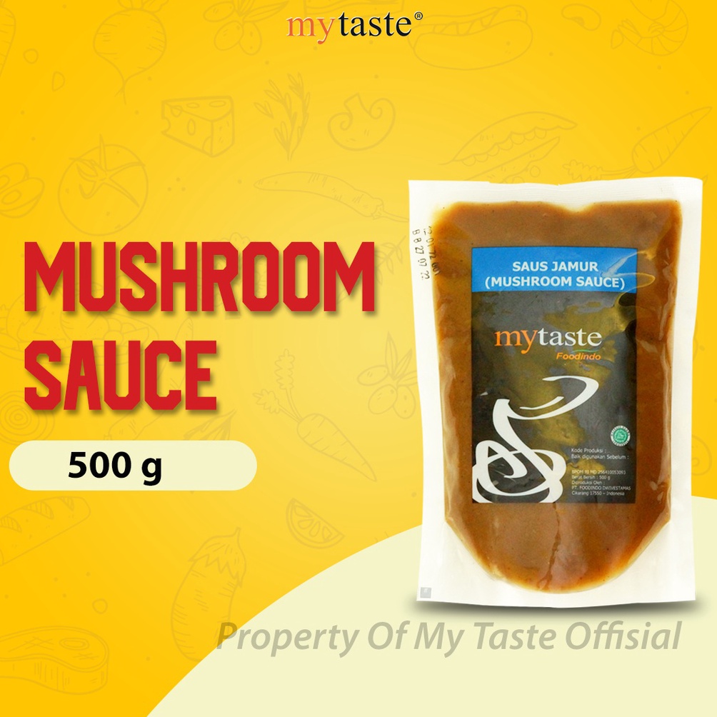 

[❈N54/] My Taste Mushroom Sauce 500gr Saos Jamur Saus Mushroom Steak Saus Creamy Mushroom Paradise