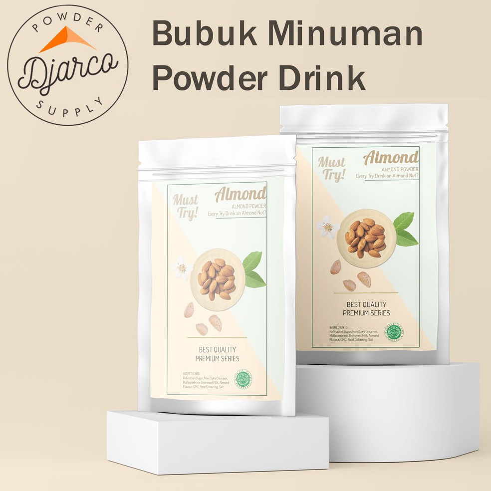 

[♕E34$] 1000 GRAM/1 KG PREMIUM ALMOND MILK POWDER DRINK - SERBUK BUBUK MINUMAN SUSU ALMOND BISA GROSIR [162]