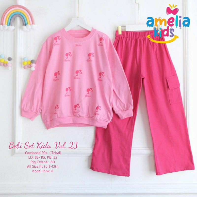 NEW setelan anak bebi set kids ori amelia kids