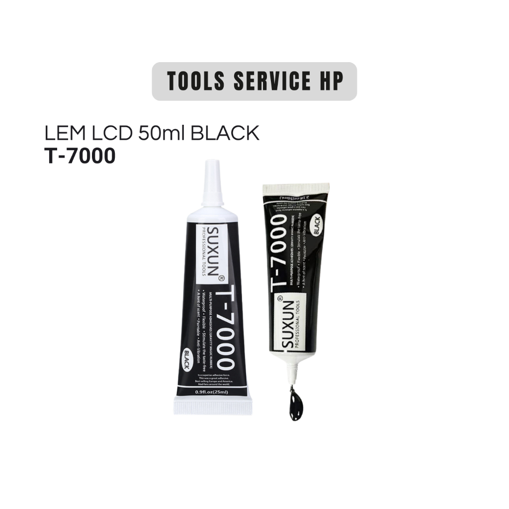 Lem LCD HP Perekat Casing Frame T 7000 50ml Black