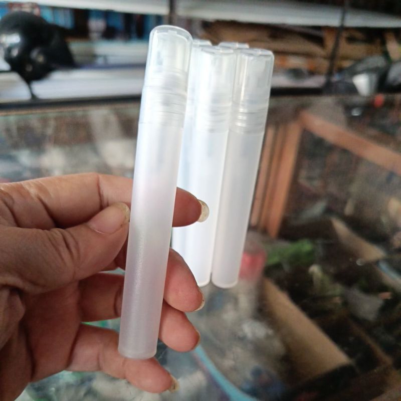 botol parfum 10mili , botol plastik , botol spray , botol kosong , botol isi ulang , bibit parfum