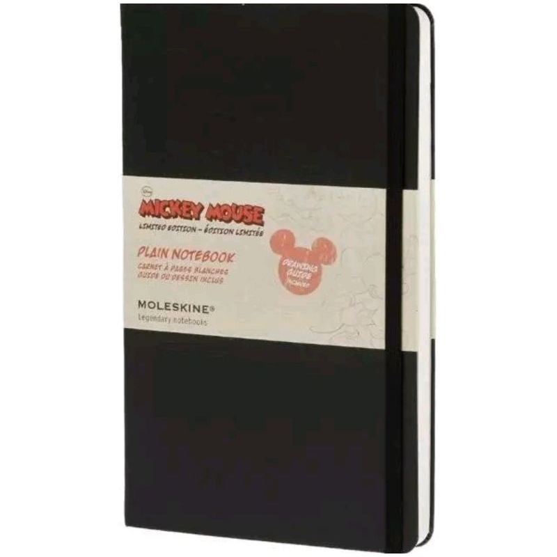 

Moleskine Mickey Mouse Plain Notebook Limited Edition - Large size