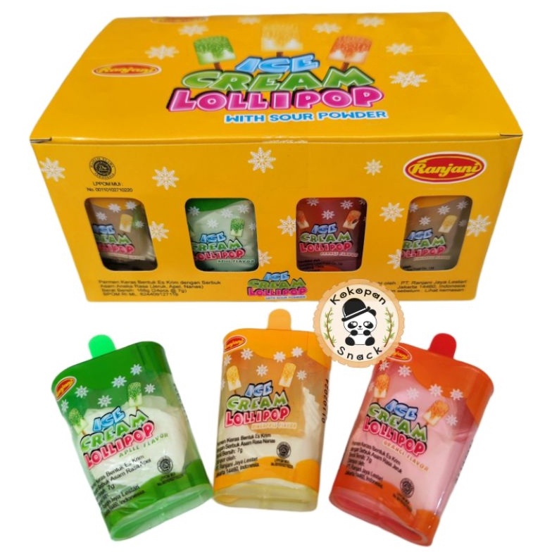 

M0del B4ru RANJANI ICE CREAM LOLIPOP BOX ISI 24 Seller Now