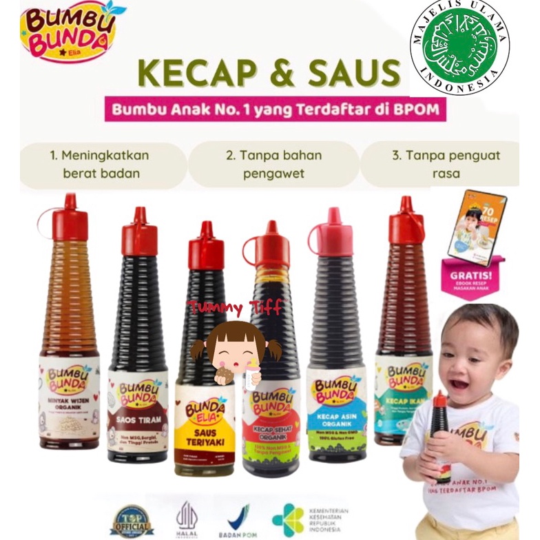 

[♥A89(] Bumbu Bunda Kecap Bumbu Bunda Kecap MPASI Anti GTM Kecap Bayi Kecap Organik MPASI Penambah Nafsu Makan Penambah Berat Badan BB Booster MPASI Bayi Anti GTM Saos Tiram Minyak Wijen Kecap teriyaki yakiniku Kecap manis Kecap Asin Promo Terupdate