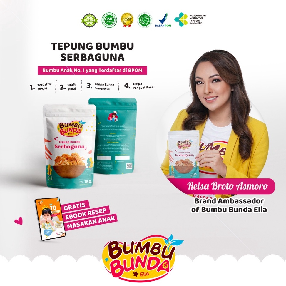 

[♥B31/] Tepung Serbaguna Bumbu bunda by elia - Tepung Bumbu Serbaguna 150Gr Grosir lagi