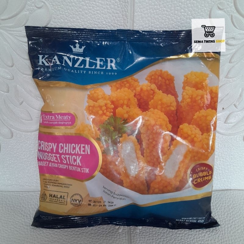 

Kanzler CRISPY CHICKEN NUGGET STICK 450gr - NAGET STIK