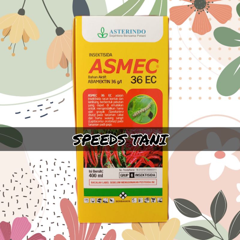 INSEKTISIDA ASMEC 36EC 400ML ABAMECTIN 36G/L + KAOS MENARIK