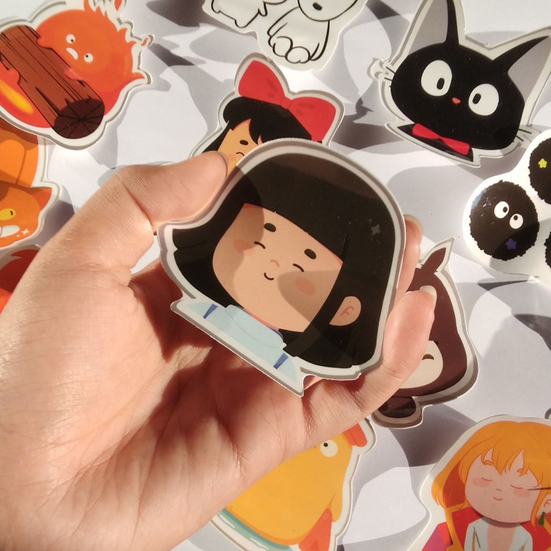 

STICKER GHIBLI AESTHETIC WATERPROOF TOTORO/ KAONASHI/ HAKU CHERRYQO