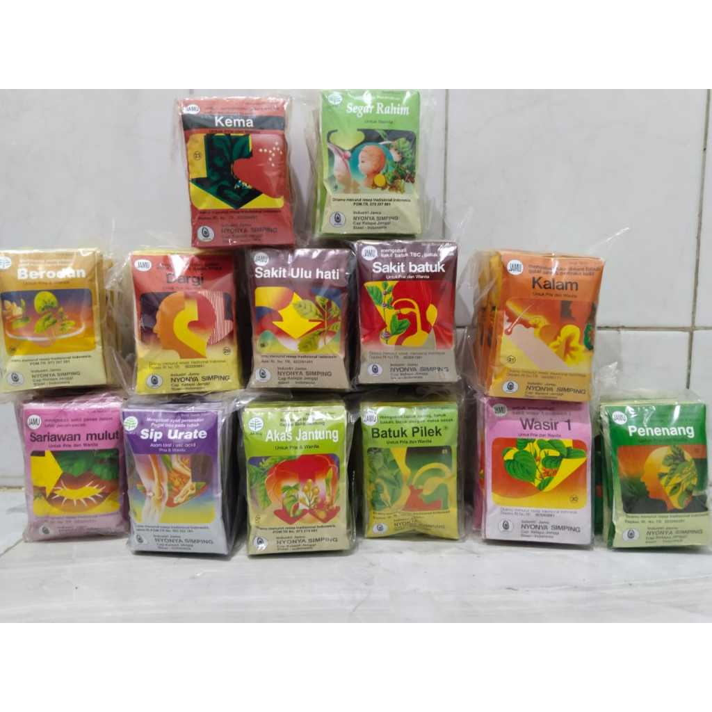 

JAMU TRADISIONAL CAP NYONYA SIMPING SERBUK LENGKAP SEMUA VARIAN