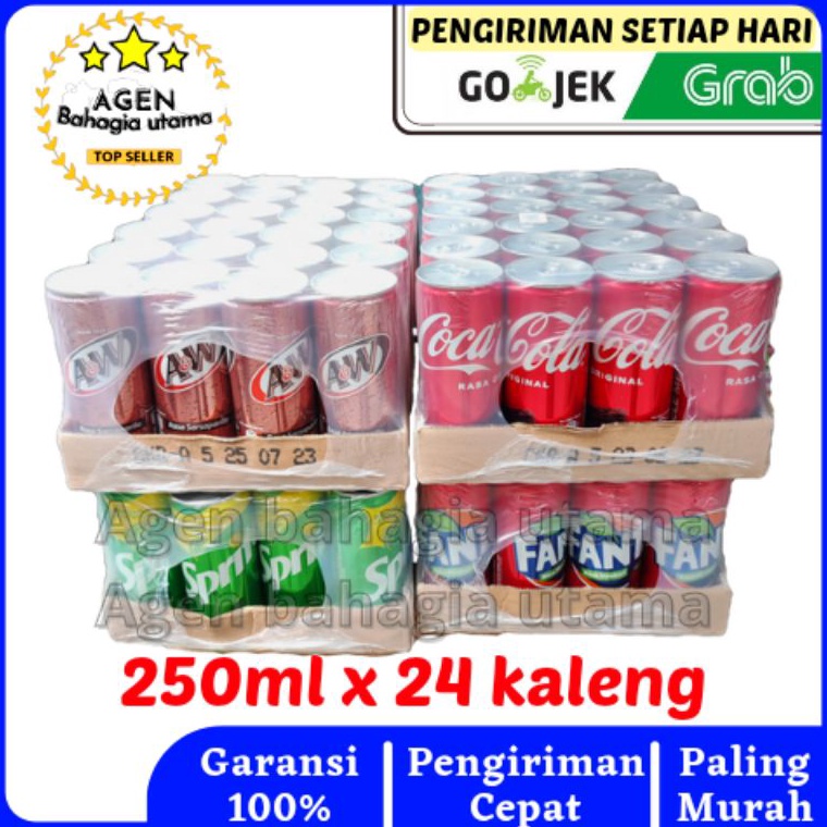 

Re4dy Stock AW / COCA COLA / COLA ZERO / FANTA / SPRITE / TONIC WATER KALENG 250ml ( 1 KARTON ) [176]