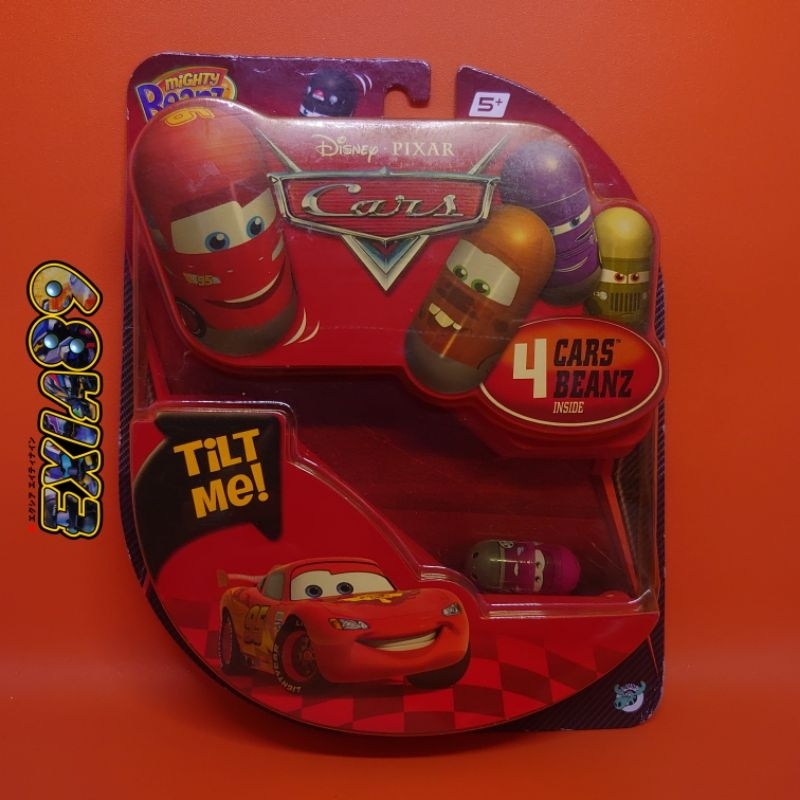 Mighty Beanz Disney Pixar Cars - 4 Cars Beanz Inside