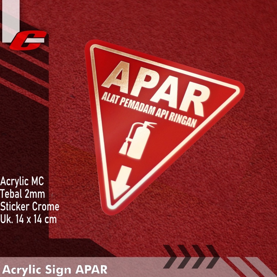 

Pr0duk Akrilik sign APAR New Product