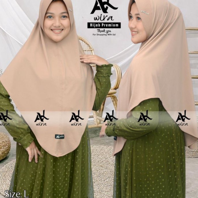 ㄾ Alwira.outfit jilbab instan size L original by Alwira ㆈ