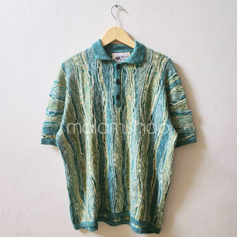 Naturals by COOGI Textured Polo Shirt